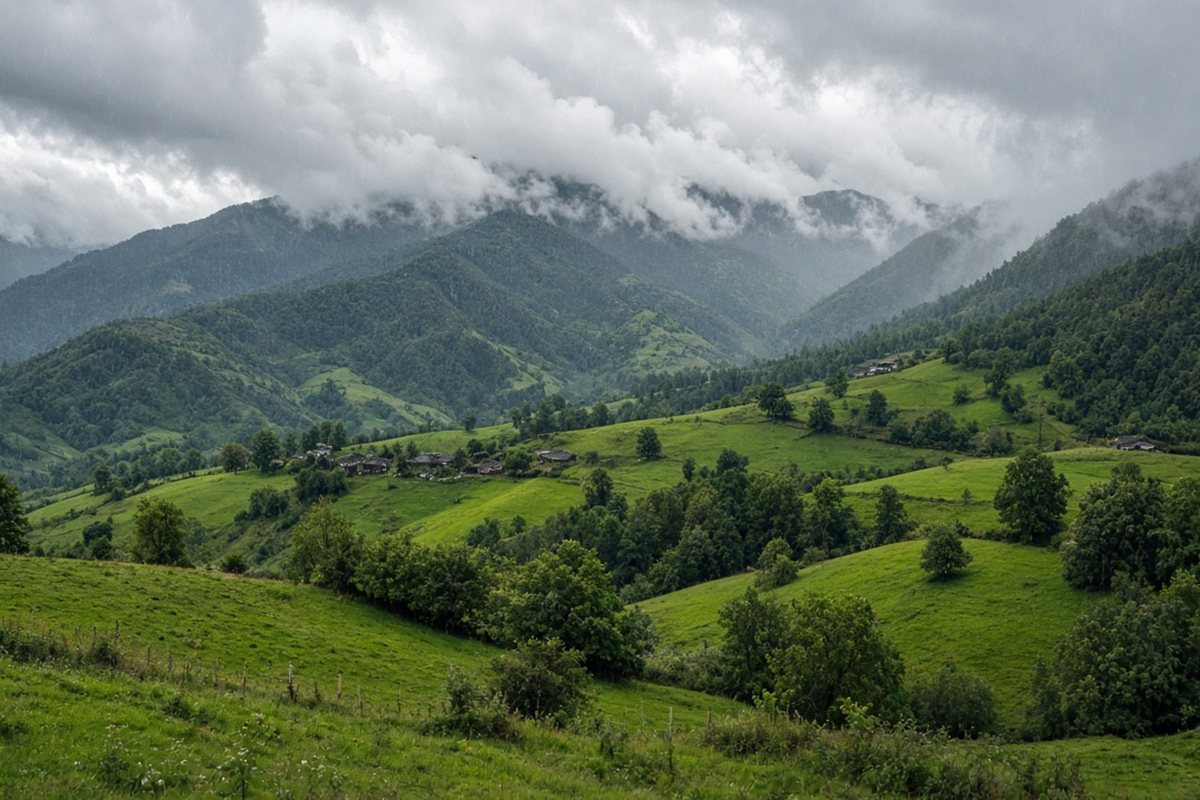 Paisaje de Asturias interior, tierra de acogida